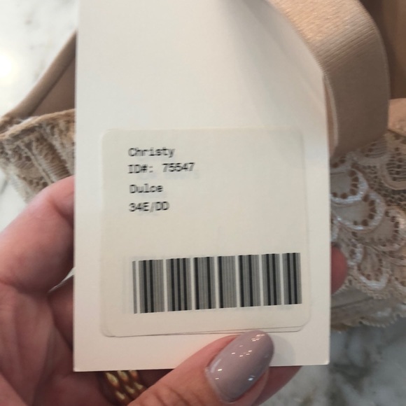 NWT TRUE&Co “Christy” bra for BEZZLER, dulce 34E - Picture 3 of 5